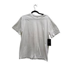 NWT Ten Thousand Mens XL T Shirt Cotton Lifting Tee White Athleisure Workout